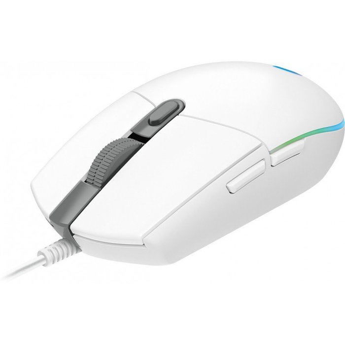 Logitech G203 Lightsync Ratón Gaming 8000 DPI Blanco